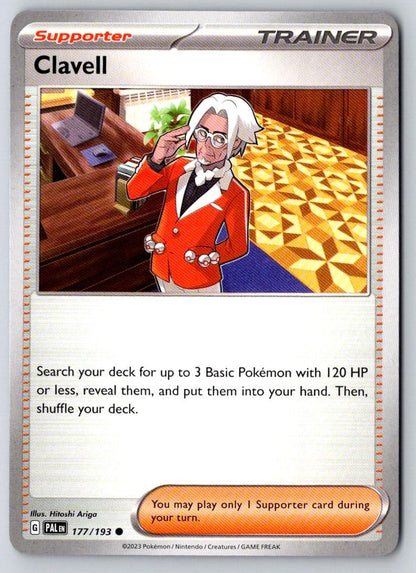 Clavell 177/193 Common Paldea Evolved Pokemon Near Mint