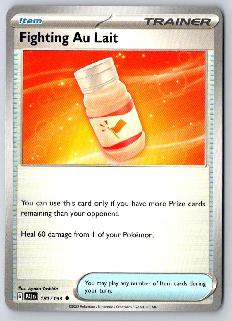 Fighting Au Lait 181/193 Uncommon Paldea Evolved Pokemon Near Mint