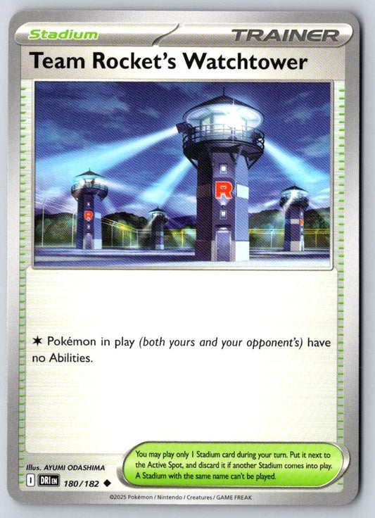 Team Rocket's Watchtower 180/182 Uncommon Destined Rivals Pokemon Near Mint