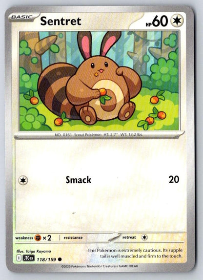 Sentret 118/159 Common Journey Together Pokemon Near Mint