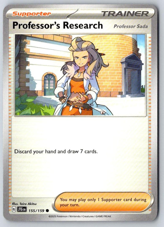 Professor's Research 155/159 Common Journey Together Pokemon Near Mint