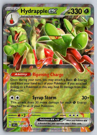 Hydrapple ex 14/142 Double Rare Stellar Crown Pokemon Near Mint