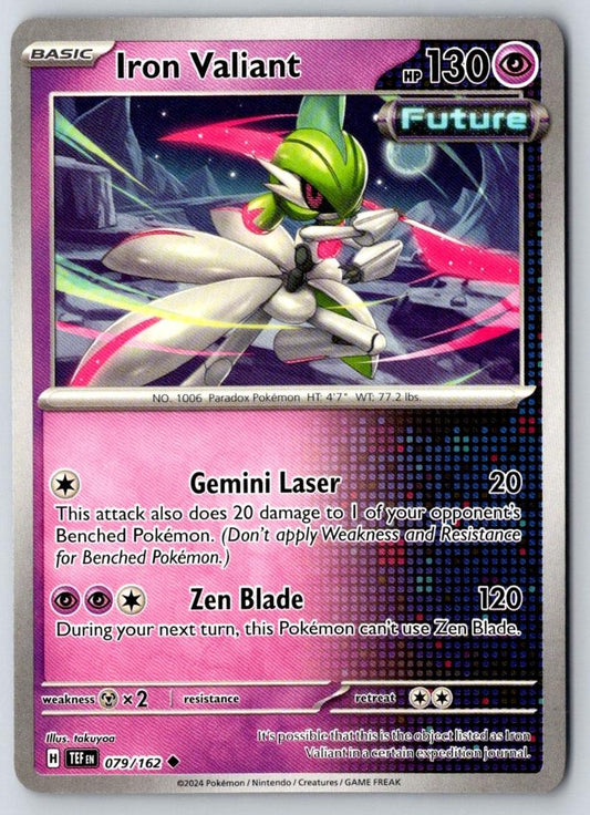 Iron Valiant 079/162 Uncommon Temporal Forces Pokemon Near Mint