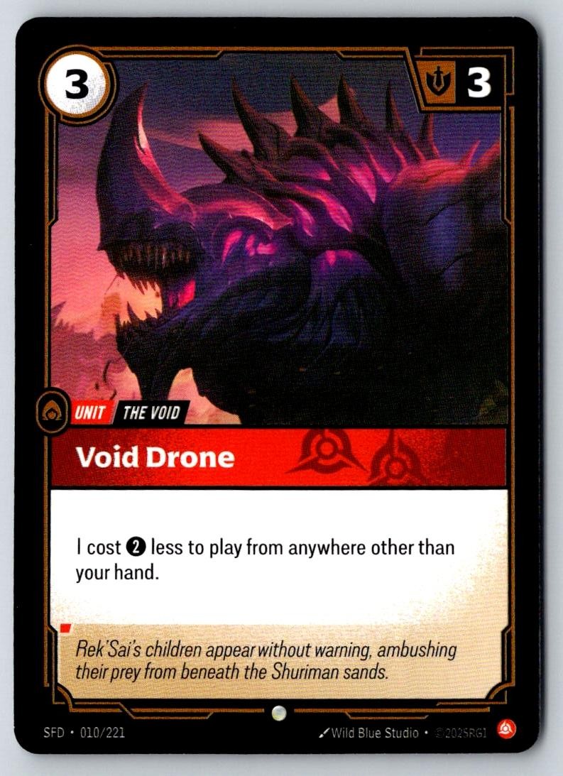 Void Drone 010/221 Common Spiritforged Riftbound Near Mint
