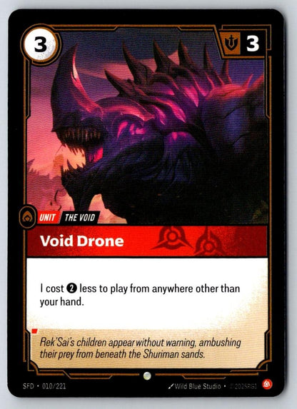 Void Drone 010/221 Common Spiritforged Riftbound Near Mint