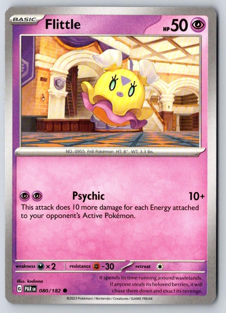 Flittle 080/182 Common Paradox Rift Pokemon Near Mint
