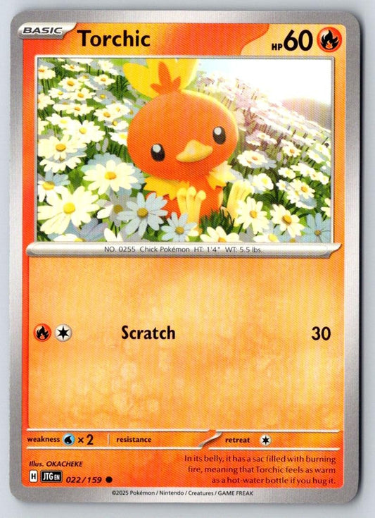 Torchic 022/159 Common Journey Together Pokemon Near Mint