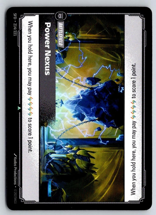 Power Nexus 214/221 Uncommon Spiritforged Riftbound Near Mint
