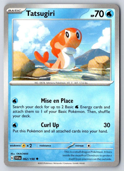 Tatsugiri 062/198 Uncommon Scarlet & Violet Pokemon Near Mint