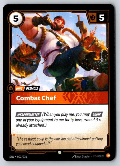 Combat Chef 092/221 Common Spiritforged Riftbound Near Mint