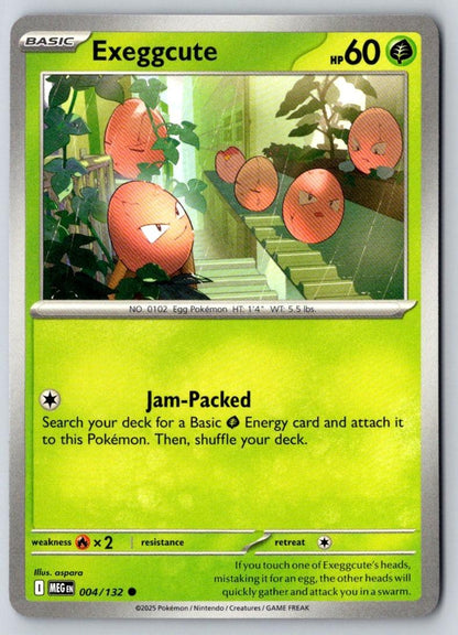 Exeggcute 004/132 Common Mega Evolution Pokemon Near Mint