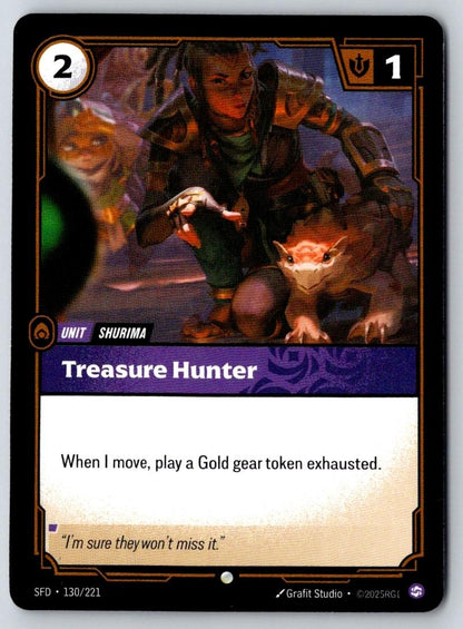 Treasure Hunter 130/221 Common Spiritforged Riftbound Near Mint