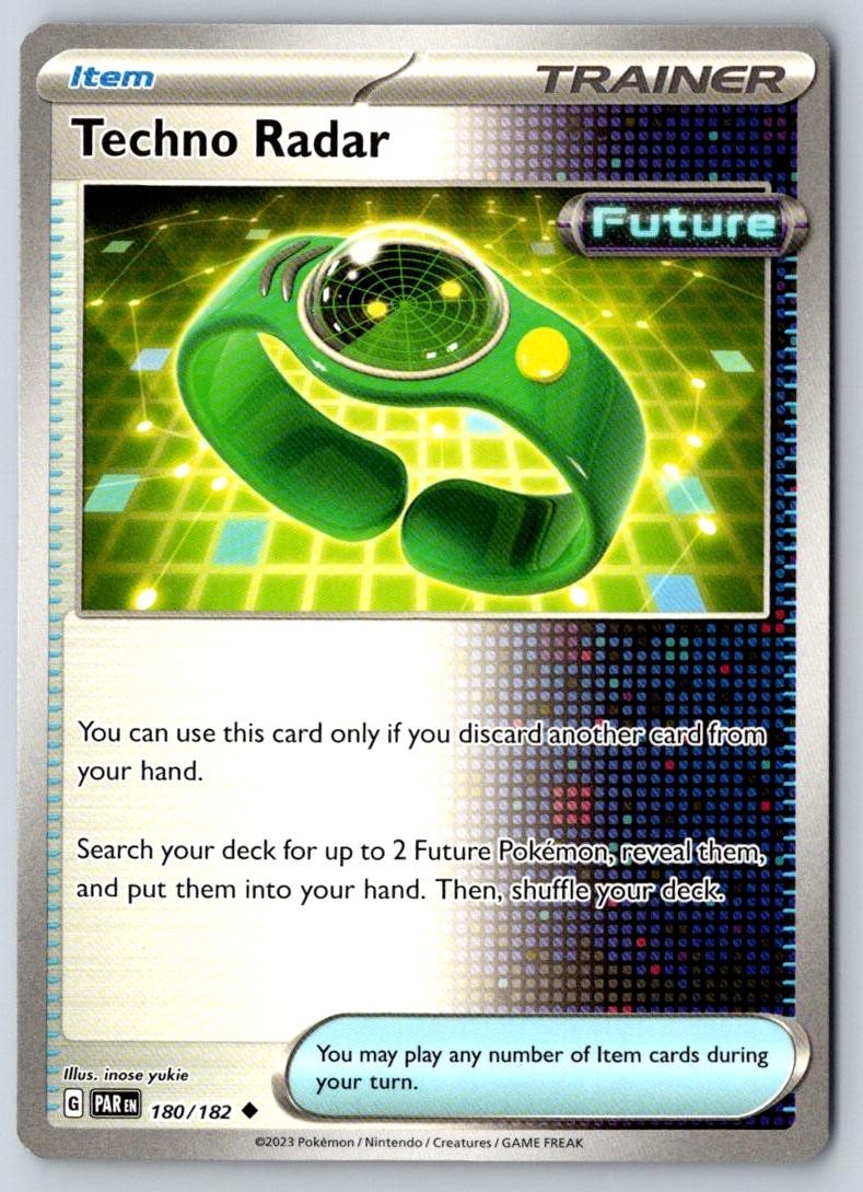 Techno Radar 180/182 Uncommon Paradox Rift Pokemon Near Mint