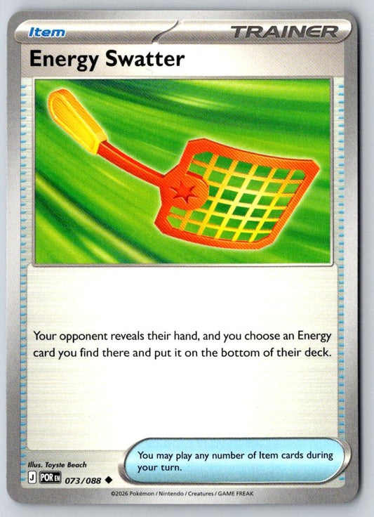 Energy Swatter 073/088 Uncommon Perfect Order Pokemon Near Mint