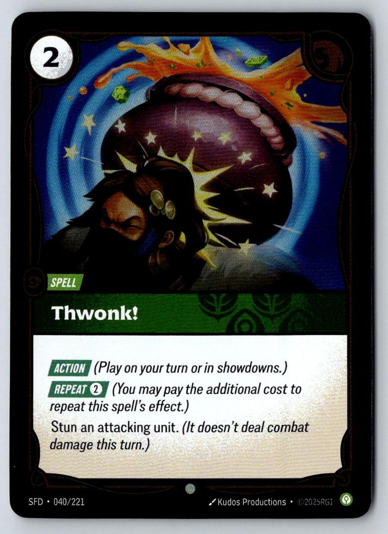 Thwonk! 040/221 Common Spiritforged Riftbound Near Mint