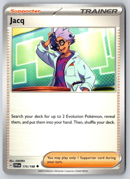 Jacq 175/198 Uncommon Scarlet & Violet Pokemon Near Mint