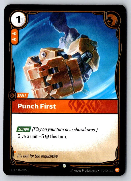Punch First 097/221 Common Spiritforged Riftbound Near Mint
