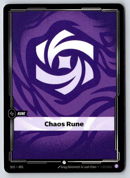 Chaos Rune R05 Common Vendetta Riftbound Near Mint