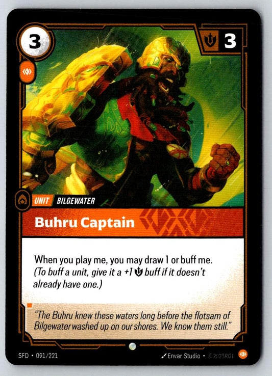 Buhru Captain 091/221 Common Spiritforged Riftbound Near Mint