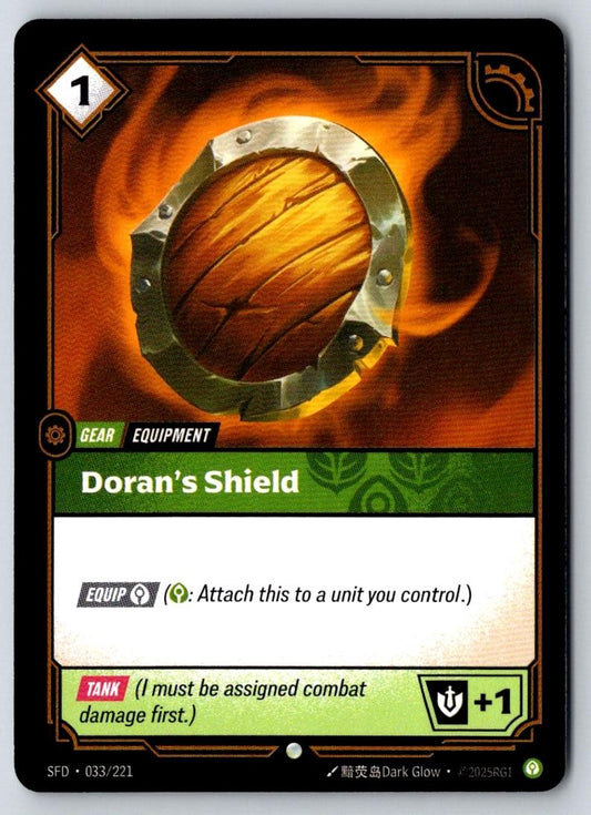 Doran's Shield 033/221 Common Spiritforged Riftbound Near Mint