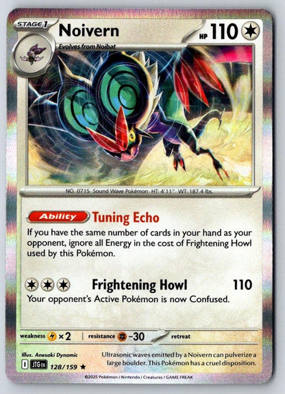 Noivern 128/159 Rare Journey Together Pokemon Holo Near Mint
