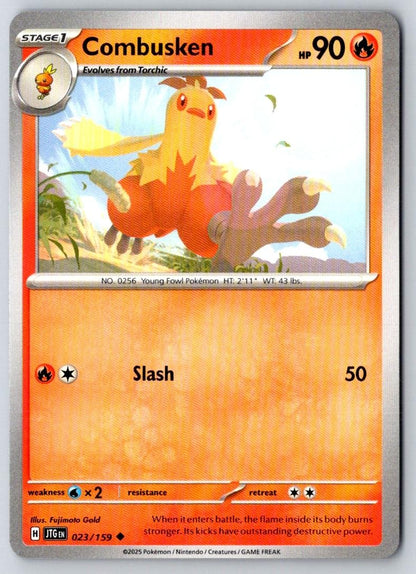 Combusken 023/159 Uncommon Journey Together Pokemon Near Mint