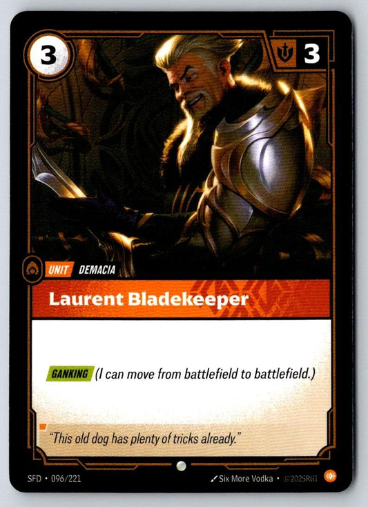 Laurent Bladekeeper 096/221 Common Spiritforged Riftbound Near Mint