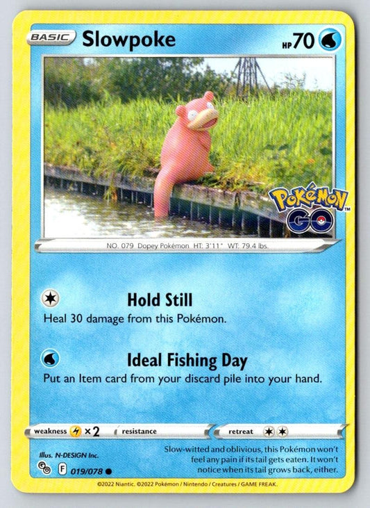 Slowpoke 019/078 Common Pokemon GO Pokemon Near Mint