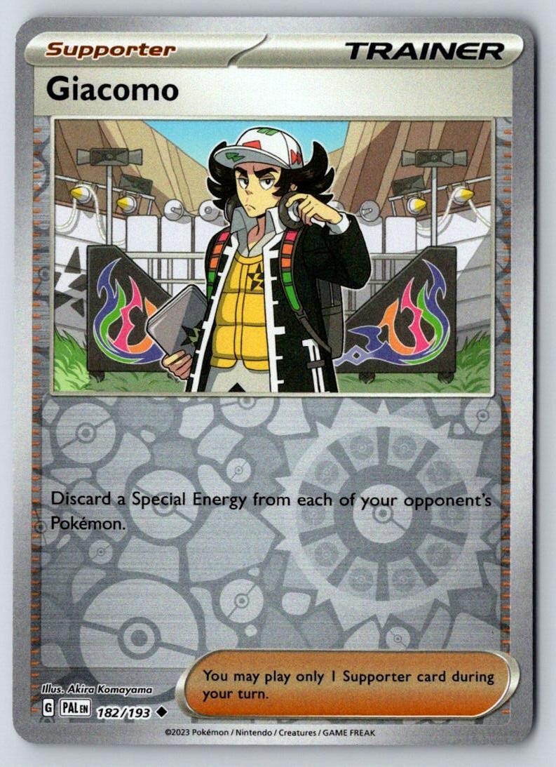 Giacomo 182/193 Uncommon Paldea Evolved Pokemon Near Mint