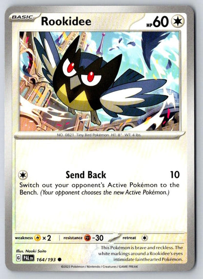 Rookidee 164/193 Common Paldea Evolved Pokemon Near Mint