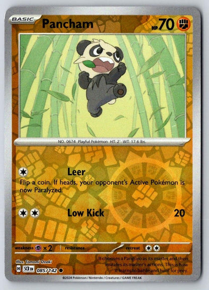 Pancham 85/142 Common Stellar Crown Pokemon Near Mint