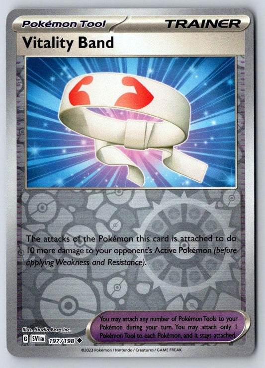 Vitality Band 197/198 Uncommon Scarlet & Violet Pokemon Near Mint