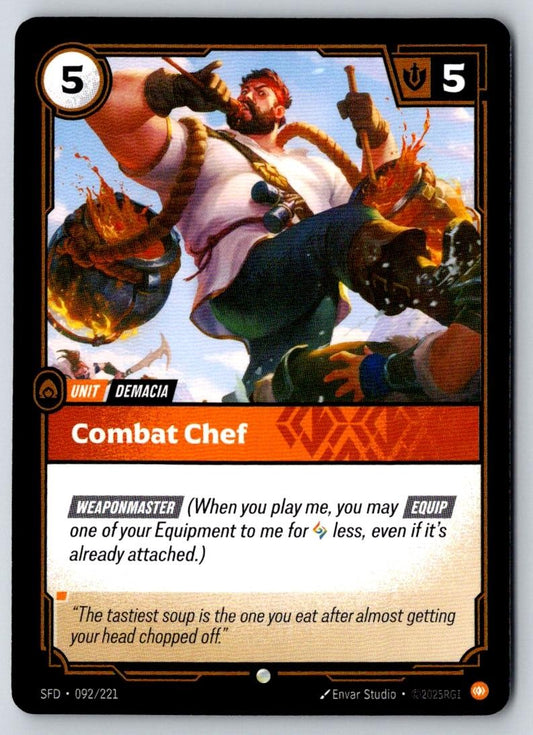Combat Chef 092/221 Common Spiritforged Riftbound Near Mint