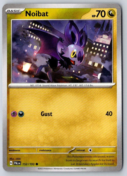 Noibat 152/193 Common Paldea Evolved Pokemon Near Mint