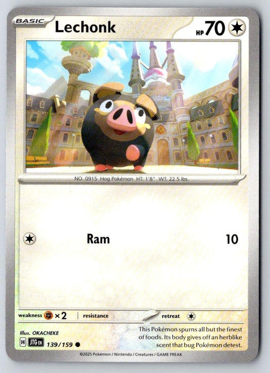 Lechonk 139/159 Common Journey Together Pokemon Near Mint