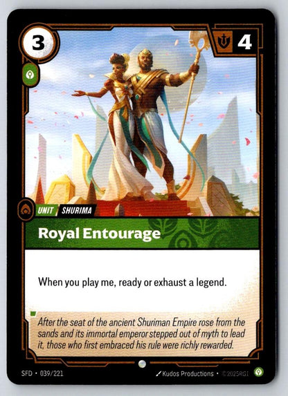 Royal Entourage 039/221 Common Spiritforged Riftbound Near Mint