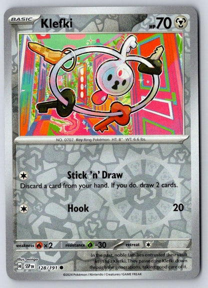 Klefki 128/191 Common Surging Sparks Pokemon Near Mint
