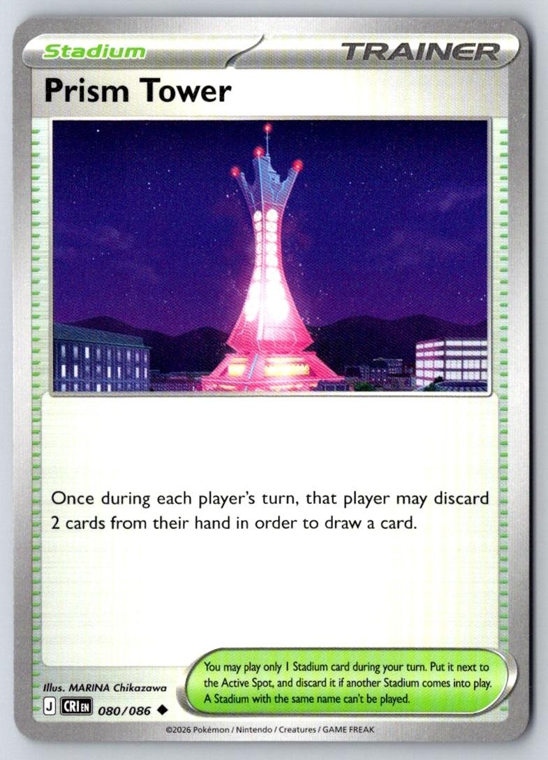 Prism Tower 080/086 Uncommon Chaos Rising Pokemon Near Mint