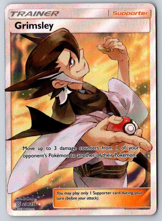 Grimsley 234/236 Ultra Rare Unified Minds Pokemon