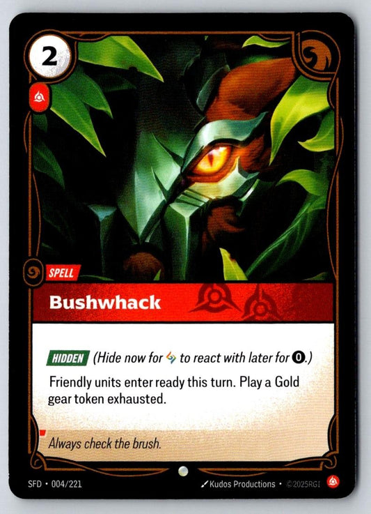 Bushwhack 004/221 Common Spiritforged Riftbound Near Mint