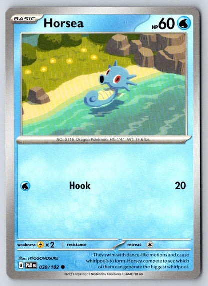 Horsea 030/182 Common Paradox Rift Pokemon Near Mint