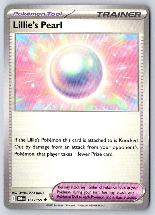Lillie's Pearl 151/159 Uncommon Journey Together Pokemon Near Mint