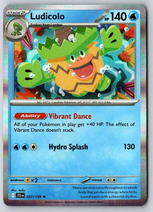 Ludicolo 037/159 Rare Journey Together Pokemon Holo Near Mint