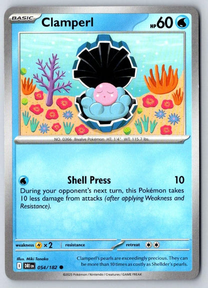 Clamperl 054/182 Common Destined Rivals Pokemon Near Mint