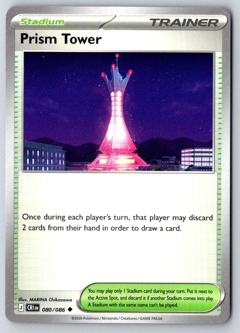 Prism Tower 080/086 Uncommon Chaos Rising Pokemon Near Mint