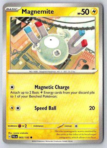 Magnemite 065/193 Common Paldea Evolved Pokemon Near Mint