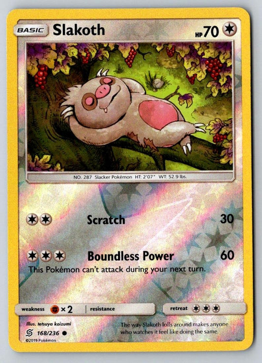 Slakoth 168/236 Common Unified Minds Pokemon