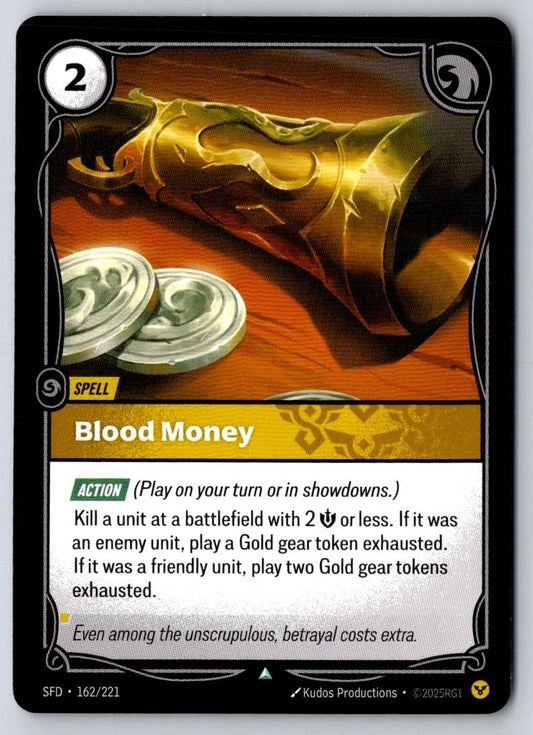 Blood Money 162/221 Uncommon Spiritforged Riftbound Near Mint