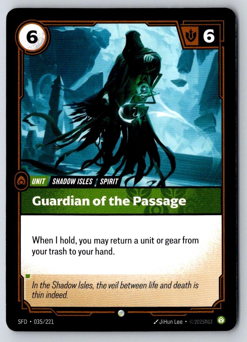 Guardian of the Passage 035/221 Common Spiritforged Riftbound Near Mint