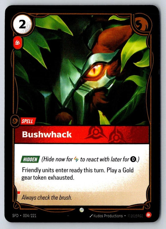 Bushwhack 004/221 Common Spiritforged Riftbound Near Mint